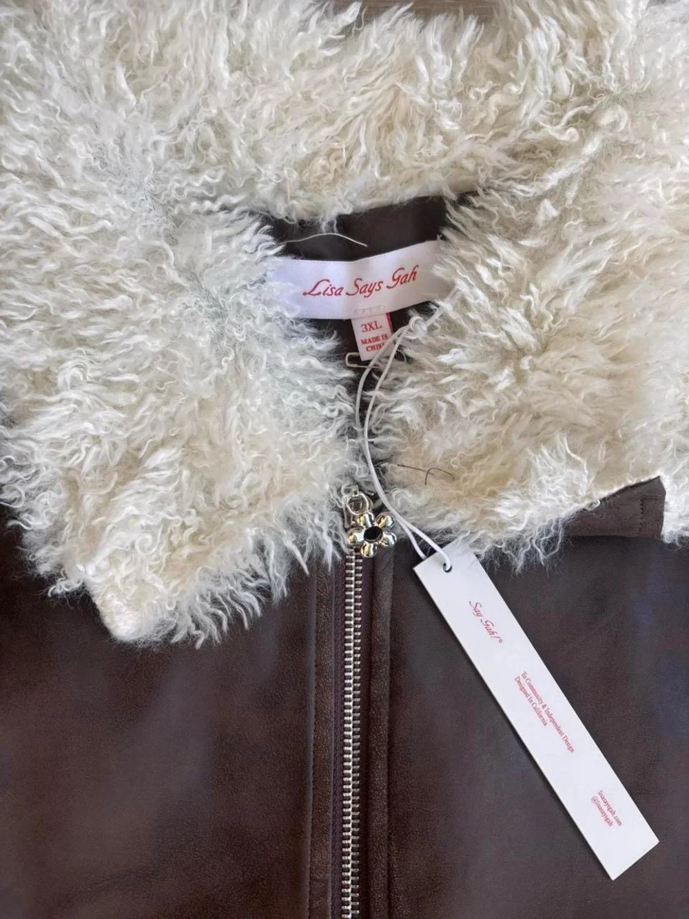 Lisa Says Gah Shyla with Faux Fur